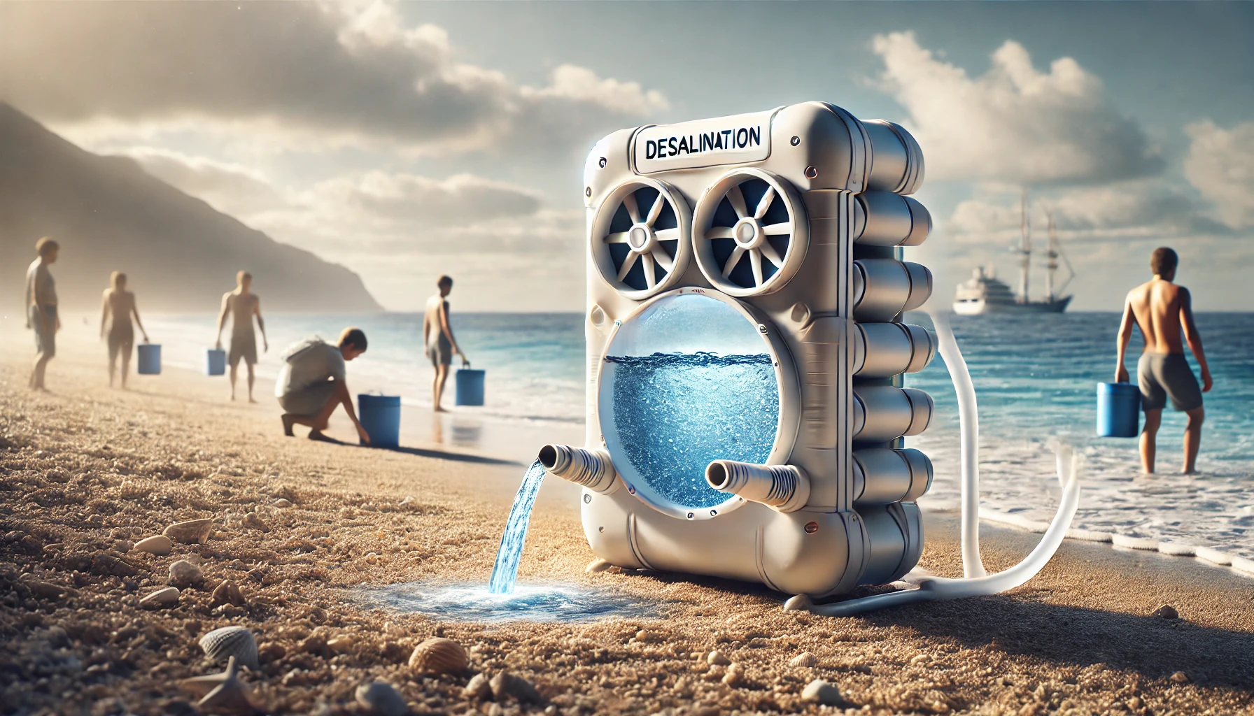 الاختراع الثوري: جهاز تحلية محمول يوفر مياه نظيفة في أي مكان